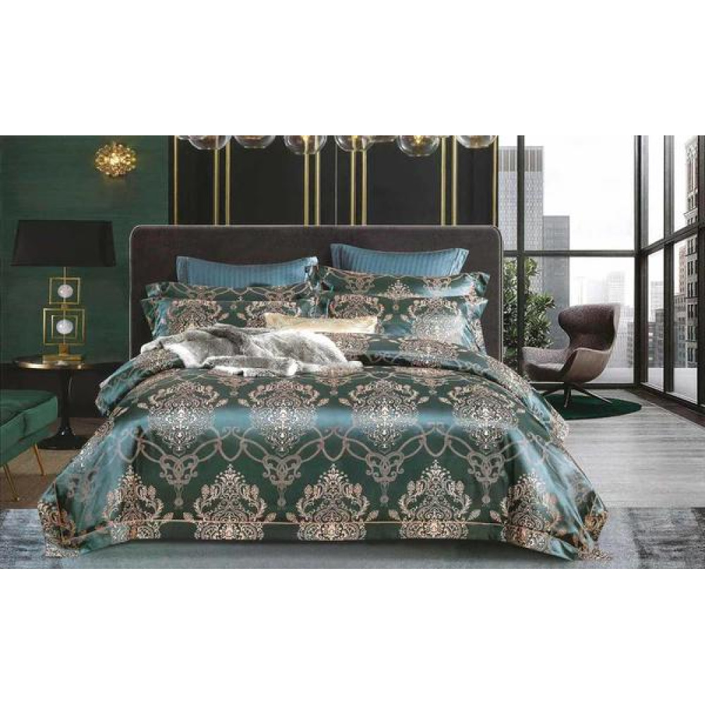 Lenjerie de Pat Jacquard – 6 piese, set elegant și rafinat Cod: JD6 Lenjerie de Pat Jacquard – 6 piese, set elegant și rafinat Cod: JD6