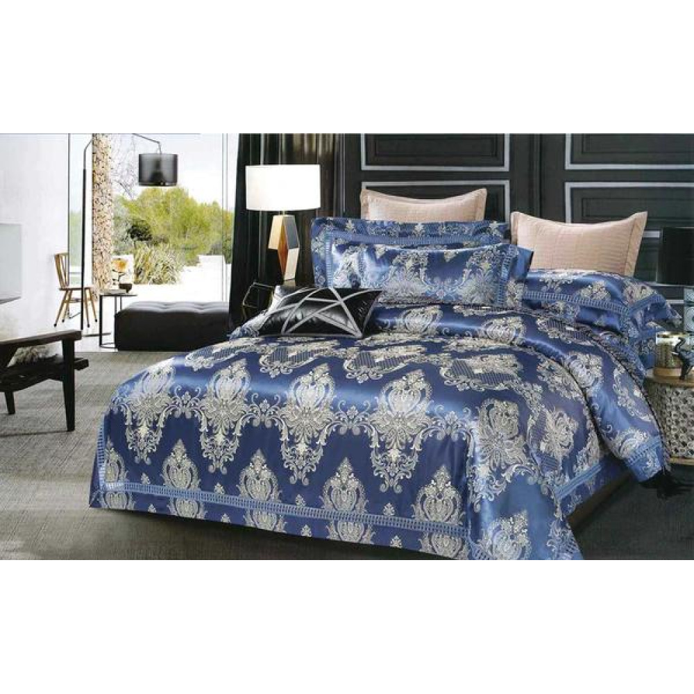 Lenjerie de Pat Jacquard – 6 piese, set elegant și rafinat Cod: JD7 Lenjerie de Pat Jacquard – 6 piese, set elegant și rafinat Cod: JD7