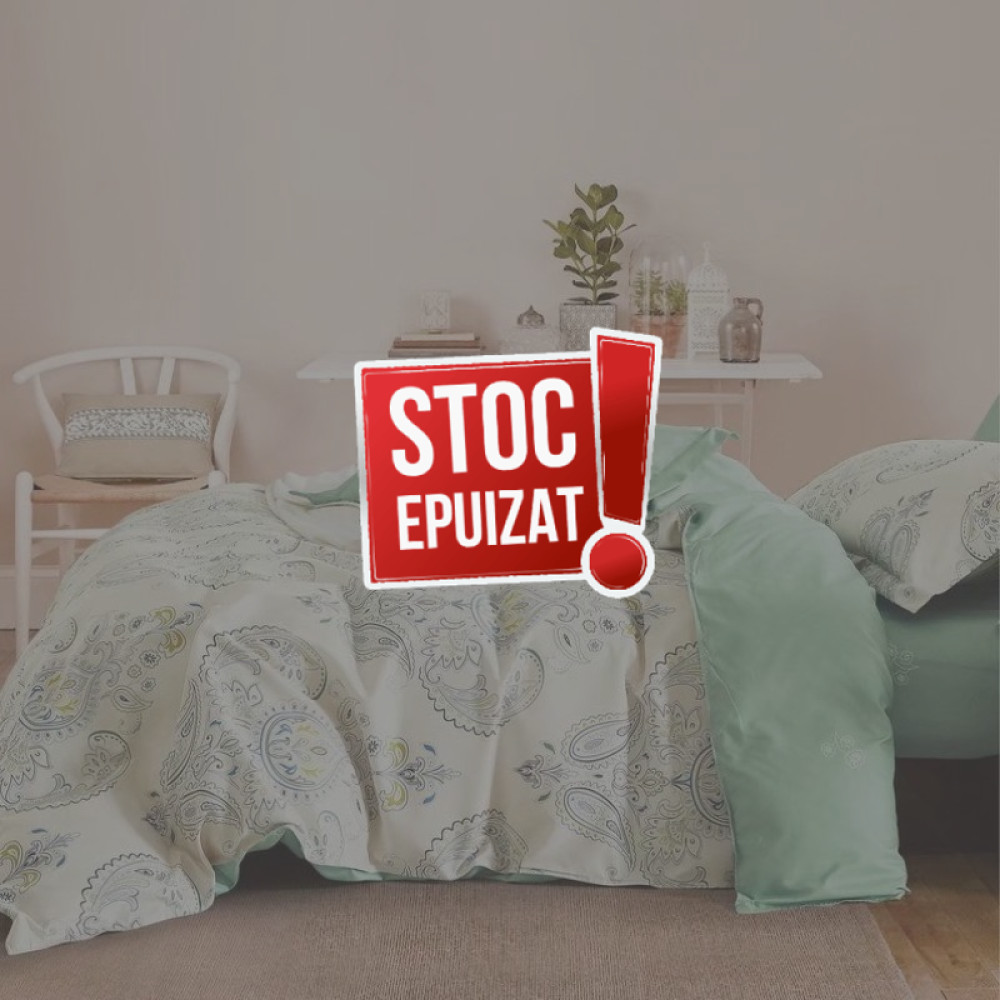 Lenjerie de pat 4 Piese Bumbac Satinat LX109