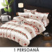 Lenjerie de pat 1 Persoana - 100% Finet GROS - 4 Piese - cod 1P8