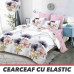 Lenjerie de pat 6 Piese cu ⚡ELASTIC⚡ Bumbac 100% Finet GROS - cod 6FF13