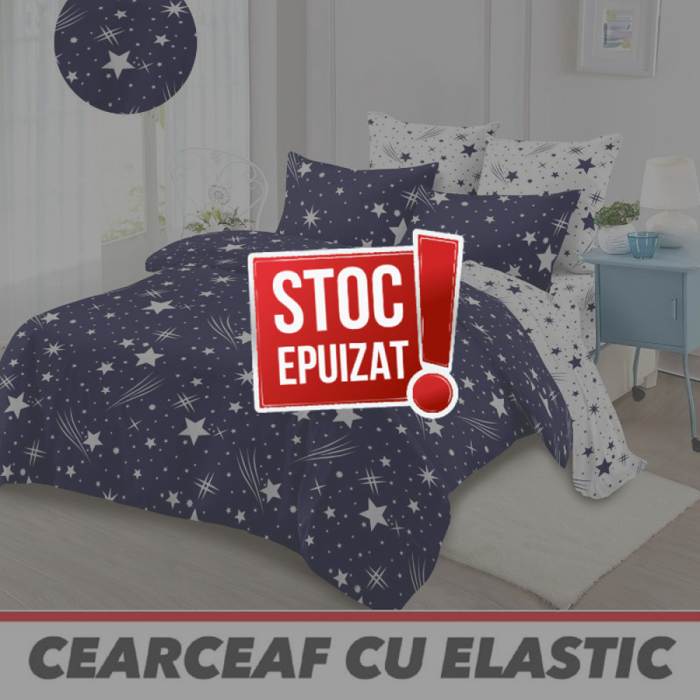 Lenjerie de pat 6 Piese cu ⚡ELASTIC⚡ 100% Finet GROS - cod 6FF15