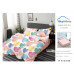 Lenjerie de pat 4 Piese cu ⚡ELASTIC⚡ Bumbac 100% Finet GROS - cod 4FE1