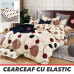 Lenjerie de pat 4 Piese cu ⚡ELASTIC⚡ Bumbac 100% Finet GROS - cod 4FE32