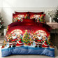 Lenjerie ⭐Crăciun⭐ Finet GROS 6 Piese – Merry Christmas – Cod NOEL-02