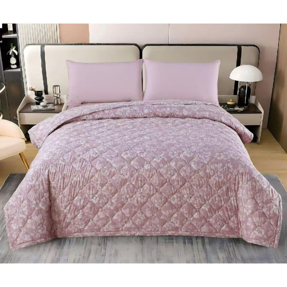 Pilotă de Vară Matlasată 190x210cm – „Rose Quartz” – Cod: PV11 Pilotă de Vară Matlasată 190x210cm – „Rose Quartz” – Cod: PV11